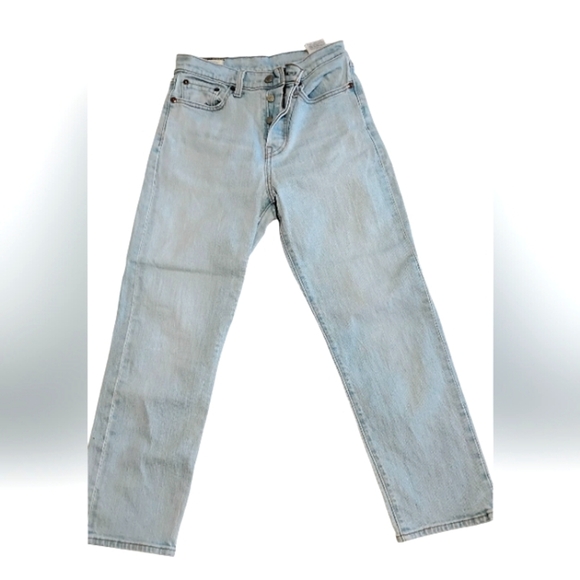 Levi's Premium 501 | EUC Original HighRise Cropped Jeans | Light Wash | Size 26 - Picture 1 of 16